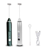 Electric Egg Beater Portable Milk Coffee Tea Stir Bar Baking Cream Frother Automatic Milk Frother Kitchen Tools Rechargeable