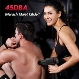 Super Quiet Massage Gun Muscle Body Relax Massager Cordless Electric Handheld Fitness Tools Vibrating Fascia Gym