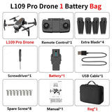 L109 PRO GPS Drone 5G WIFI 800M FPV With 4K HD Camera 2-A& xis  Anti-shake Selfstabilizing Gimbal Brushless RC Drones Quadcopter