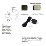 Marine Digital GPS Speedometer 120km/h Stainless Steel  Meter Universal