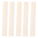 5 Pieces Bone Blank Uncut Unslotted DIY Saddle Nut for Acoustic Guitar Parts