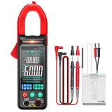 ST211 ST212 Digital Clamp Meter Multimeter AC DC Volt Amp Ohm Cap NCV Tester 0.2A~400A 0.5V~600V Black Red