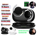 F2 Tws Wireless Bluetooth-Compatible Headset Noise-Cancelling Night Running Light Luminous Sports Earbuds Earphone Headset Gamer
