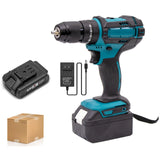 New Wireless Hand Electric Drill Impact Cordless Lithium Battery Screwdriver For Decorating House Drilling Screws Power Tool