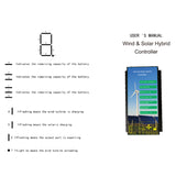 2022 Hot Selling 12V/24V Wind Turbine Wind Solar Complementary Controller 1000W Wind + 500W Optical Fan Controller 10A