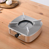 Portable Cooking Alcohol Grills Aluminum Alloy Square Commercial Solid Alcohol Stove Household