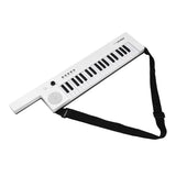 37-Key Electronic Keyboard Piano Guitar-Shaped Children's Piano with Shoulder Strap Mini Microphone Audio &amp; Headphone Jack