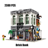 MOC 2734pcs City Streetview series The brickstive Modern Library Model Building Blocks Bricks Kids Toys Gifts Christmas gifts