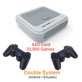 Super Console X Pro Video Game Consoles For PSP PS1 N64 Build-in 50+ Emulators 50000 Games Amlogic S905X TV Box With Dual System