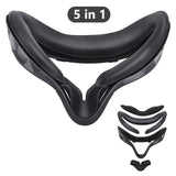 5in1 Face Cover Lens  Facial Interface Bracket Anti-Leakage Nose Pad Set for Oculus Quest VR Glass Accessories