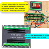 ESP32 ESP8266 Breakout Board GPIO 1 into 2 Compatible with 38 Pins ESP32S ESP32 Development Board 2.4 GHz Dual Core for Arduino