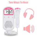 Doppler Fetal Heart Rate Monitor No Radiation Household  Portable SonarPregnancy Baby Sound  Detector Pregnant Monitor