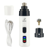 Painless USB Charging Dog Nail Grinders Rechargeable Pet Nail Clippers Quiet Electric Dog Cat Paws Nail Grooming Trimmer Tools