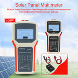 Photovoltaic Panel Multimeter Auto/ Manual MPPT Detection Solar Panel MPPT Tester with LCD Backlight Open Circuit Voltage Tester