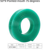 50mm*9mm Flat Silkscreen Squeegee Rubber 55A 65A 75A 80A DIY Silk Screen Printing Ink Scratch Board Tools Squeegee Rubber Blade