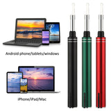 5.5mm Wireless WiFi Ear Pick Otoscope Camera Borescope Luminous Ear Wax Cleaning Teeth Oral Inspection Health Care 3.0/5.0MP