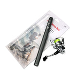 Portable outdoor survival fishing tool mini Telescopic fishing rod spinning fishing rod  J10