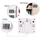 Digital Electronic Wireless Indoor/Outdoor Thermometer with 2 Sensors Alarm Clock Weather Station 3Kinds of Temperature Monitor