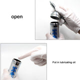 HS-80CC 80cc Capacity 1000PSI Output Pressure Mini Grease Machine Handheld High Pressure Oiler