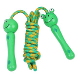 Adjustable Skipping Rope Kids Adults With Wooden Handles Braided Tangle-Free Jump Rope for Fun And Outdoor Fitness Jump Rope