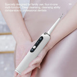 CK01 Electric Dental Scaler 4 In 1 Tartar Instrument Oral Cleaning Flusher Polishingagent Teeth Cleaning Tool