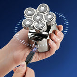Rechargeable 6in1 powerful hair electric shaver for men body beard trimmer facial grooming electric razor balds shaving machine