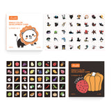 Alphabets Numbers Flash Cards for Baby 80 Flashes 160 Pages Black White Colorful Visual Stimulation Cards High Contrast for Baby