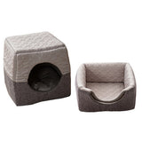 Pet Dog Cat Bed Warm soft non-slip Winter Summer cave house Washable Removable Mat for puppy cat Rabbit Sleeping Pet accessories