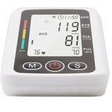 Automatic Digital Upper Arm Blood Pressure Monitor LCD & Cuff Medical Measuring BP & Pulse Rate Blood Pressure Monitors for Home