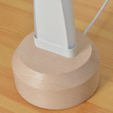 Smart Wooden Led Night Light Table Lamps Modern White Bedside Creative USB for Bedroom Living Room Decor Night Lamp Wooden Base