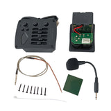 Folk Classical Guitar Pickup 5 Bands Acoustic Guitar Preamp EQ Piezo Pickup Equalizer Tuner with Microphone