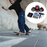 4 Pcs/Lot Frosted Surface Skate Board Wheel With 72Mm Diameter Skateboard Rodas 78A Black Long Drift Board Accessories