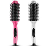 Two-In-One Multifunctional Electric Hair Straightener Comb&amp;Hair Curler Anti-scald Flat Irons Straightening Brush&amp;Curling Tool