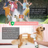 Portable Pet Blower Dryer 2-In-1 Hair Cleaning Brush Dog Grooming Comb Tool Cat Hair Remover Brush Low Noise Pet Massage
