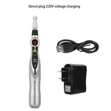 Body Massage Tools Electric Meridians Acupuncture Massage Pen Body Relaxing Guasha Health Care Massager US Plug 100-240V