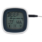 Touch Screen Digital Barbecue Food BBQ Thermometer Timer Alarm With Probe Meat Temperature Household Cooking kitchen Tool