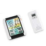 Indoor Outdoor Thermometer Wireless Digital Hygrometer Temperature Gauge With Time, Temperature Humidity Sensor