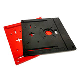 Trimming Machine Router Table Insert Plate Electric Jig Saw Flip Board 245*240*8mm For Woodworking Benches