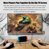 4-in-1 USB Wired Game Joystick Retro Arcade Station TURBO Games Console Rocker Fighting Controller for PS3/Switch/PC/Android TV
