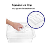 For Sous Vide Rack And 11L Sous Vide Cooker Containers Sets Detachable Dividers Separator For Immersion Circulators