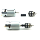DC 12-24V Mini Hand Electric Drill Motor Wood DIY Lathe Press 775 Motor w/ JTO Chuck + Mounting Bracket Double Ball Bearings New