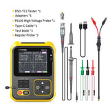 Oscilloscope Transistor 200kHz Bandwidth Digital Oscilloscope 2 In 1 Testing Tool PWM Square Waves Output 2.4 Inch Color Display