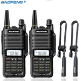 2pcs Baofeng UV-XR 10W High Power IP67 Waterproof Two Way Radio  Dual Band Handheld Walkie Talkie for Hunting UV-9R UV-9R plus