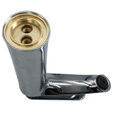 Zinc alloy built-in large Porsche cold and hot water mixing single hole basin faucet