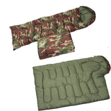 Pongee Camping Sleeping Bag Solid 4 Season Warm Cold Envelope Backpacking Sleeping Bags For Outdoor Traveling Hiking Thicken