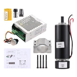 500W CNC Brushed Spindle Kit Engraving Machine Spindle 500W Motor Kit ER11 MACH3 Power Supply Governor for Solid Wood PCB