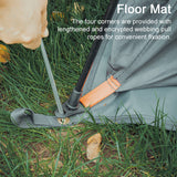 Camping Floor Mat Thicken Picnic Mat Wear-resistant Oxford Cloth Ground Pad Multifunctional Moisture-proof Ground Mat for Hiking