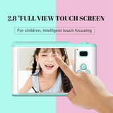 Children Camera 2.8" IPS Eye Protection Screen HD Touch Screen Digital Dual Lens 18MP Camera for Kids Children's birthday gifts
