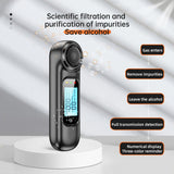 Non-Contact High-Precision Alcohol Tester With Digital LCD Screen Rechargeable Breath Alcohol Tester Breathalyzer Analyzer