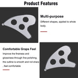 Tissue Relaxation Gua Sha Massage Tool Muscle Massager Stainless Steel IASTM Fascia Physical Therapy Scraping Tools Health Care